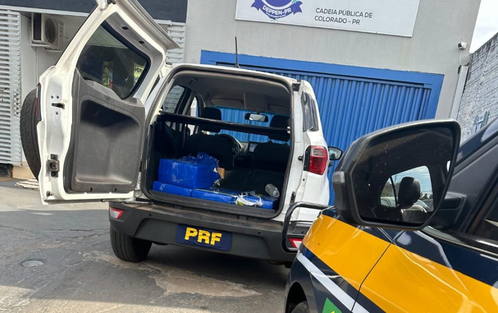 PRF apreende mais de 100 quilos de maconha em veículo adulterado em Colorado