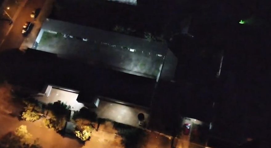 Imagens de drone revelam ação coordenada da Polícia Civil durante a Operação Pulseira de Aço em Cascavel