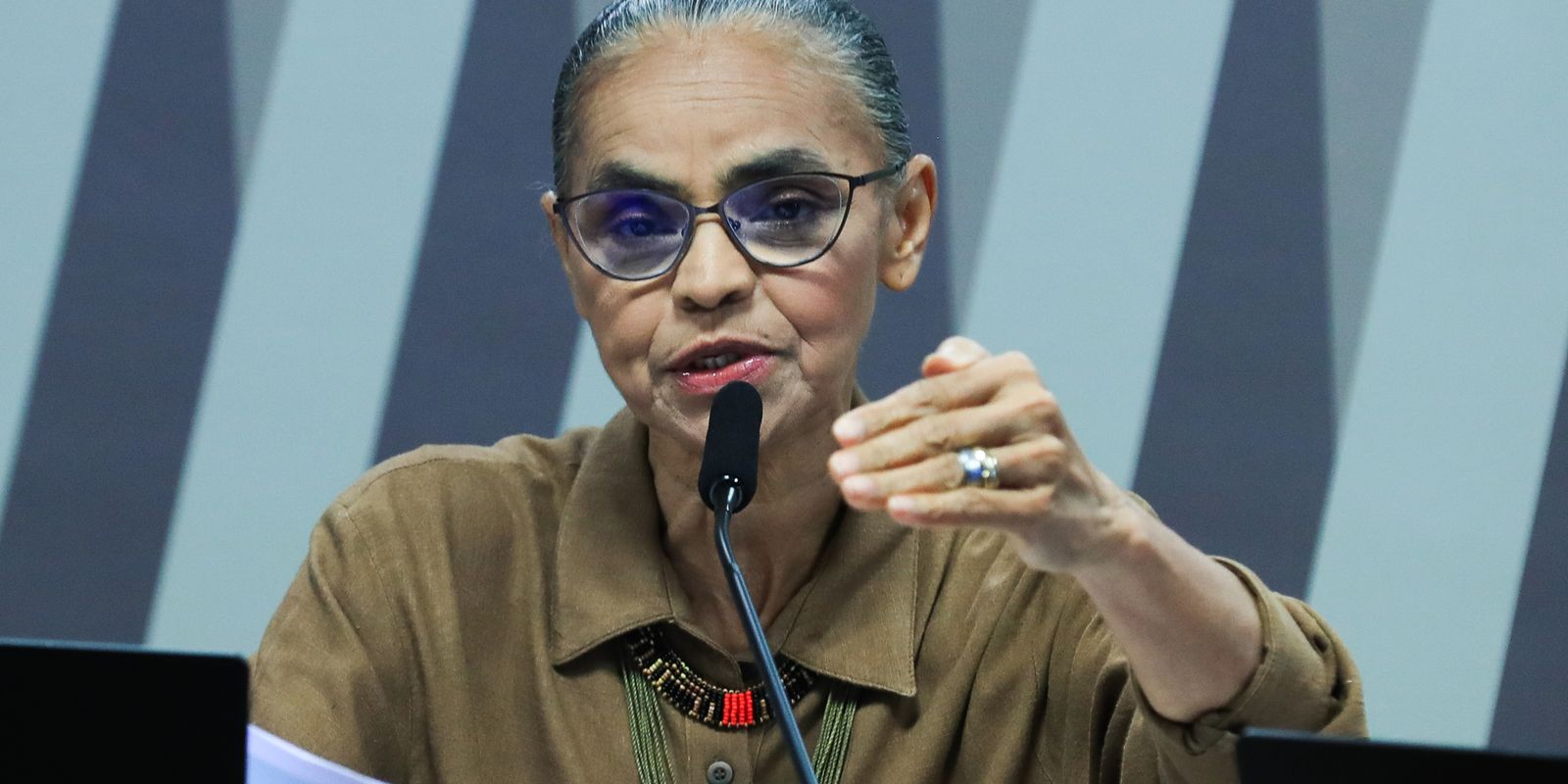 Marina pede a Motta mais debate sobre PL do licenciamento ambiental Marina pede a Motta mais debate sobre PL do licenciamento ambiental