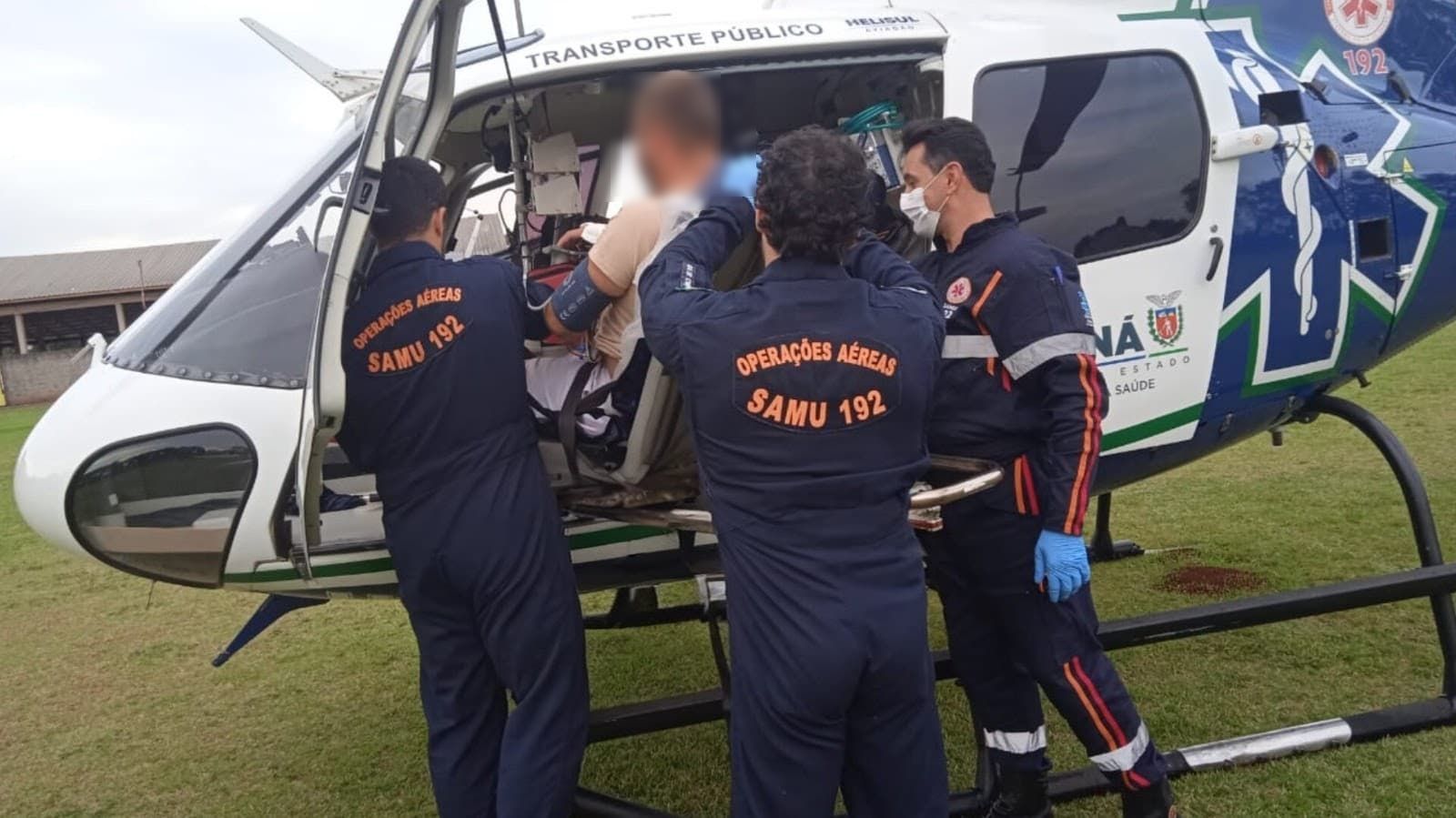 Com insuficiência cardíaca, jovem de Três Barras é trazido às pressas para Cascavel via aeromédico