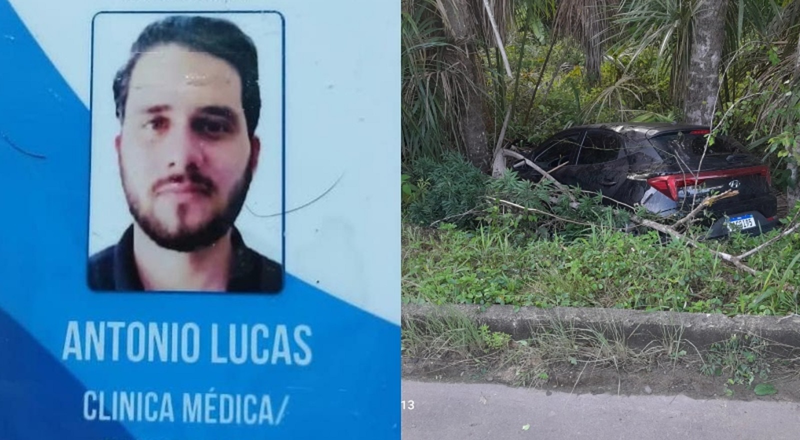 Médico desaparecido é encontrado morto após acidente misterioso