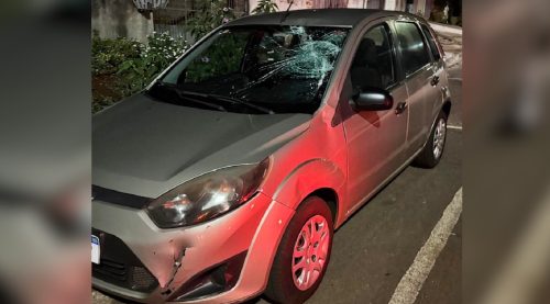 Motorista atropela ciclista e foge sem prestar socorro em Campo Mourão; vítima ficou em estado grave Imagem referente a Motorista atropela ciclista e foge sem prestar socorro em Campo Mourão; vítima ficou em estado grave