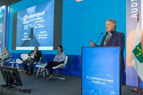 Sanepar pauta discussões sobre licenciamento e resíduos sólidos no evento da ABES Imagem referente a Sanepar pauta discussões sobre licenciamento e resíduos sólidos no evento da ABES