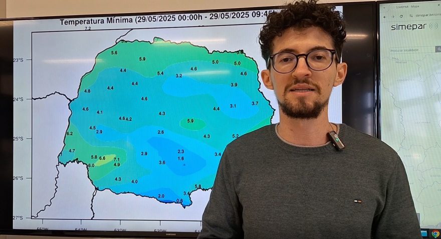 Fim de semana no Paraná será com frio ao amanhecer e calor à tarde
