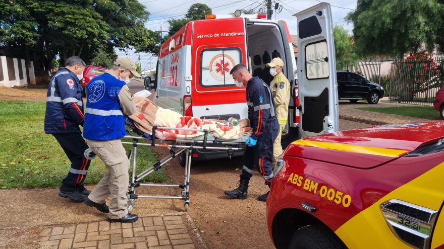 Idosa de 86 anos desmaia em casa e é socorrida com desidratação grave em Cascavel