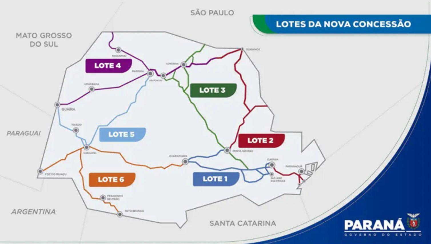 TCU aprova Lote 5 e pedágios na BR-163 sentido Toledo e BR-369 sentido Londrina serão instalados Imagem referente a TCU aprova Lote 5 e pedágios na BR-163 sentido Toledo e BR-369 sentido Londrina serão instalados