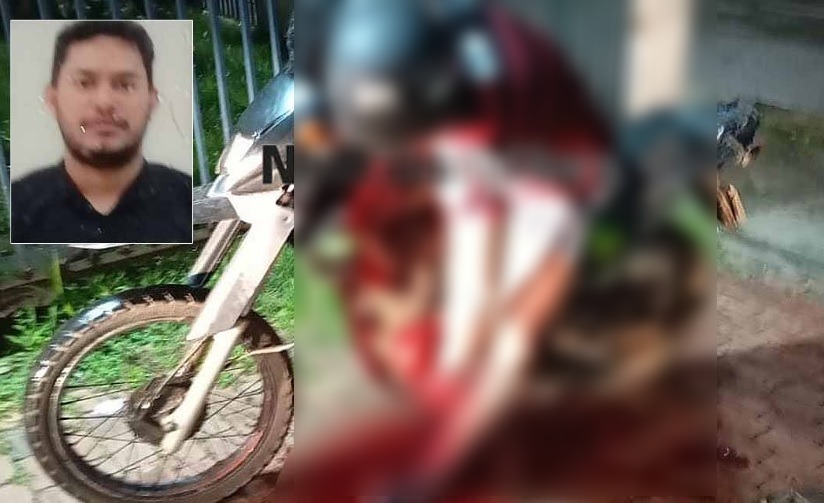 Crime bárbaro: Policial penal é encontrado morto em cima da moto em frente ao IML