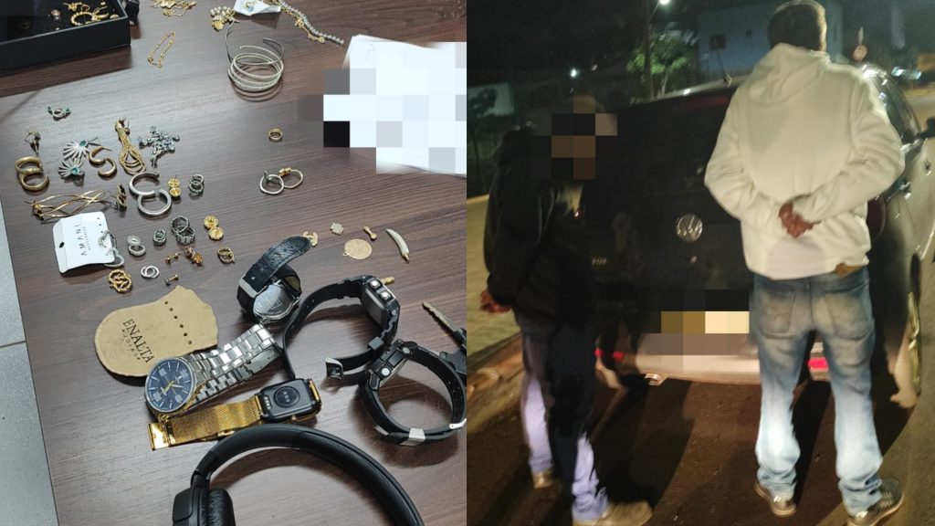 GM apreende joias e detém trio por receptação no bairro Cascavel Velho