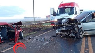 Colisão mata motorista a caminho do trabalho na rodovia PR-495
