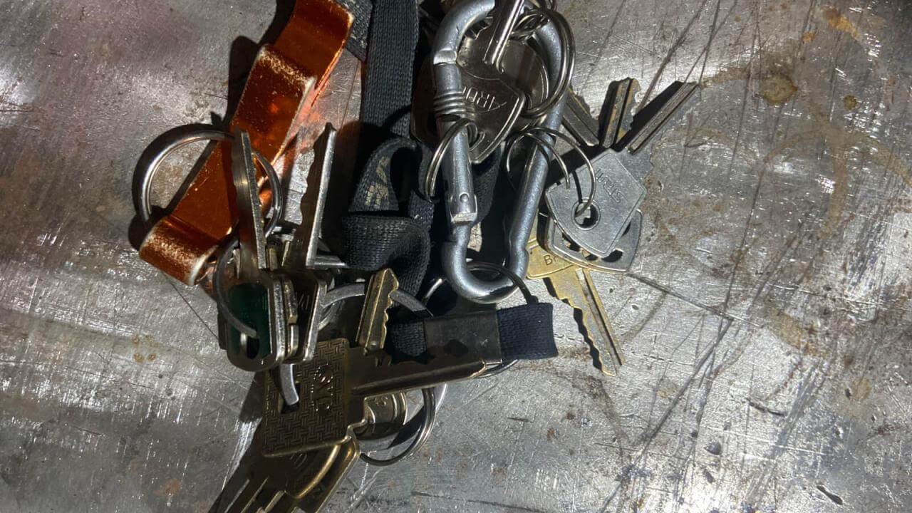 Foi encontrada uma chave no bairro Universitário
