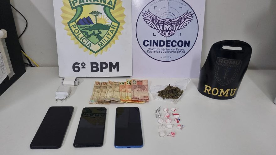 Em ação conjunta, PM e GM prendem dois homens no Cascavel Velho