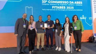 Funcionários da Sanepar têm trabalhos premiados no Congresso da ABES