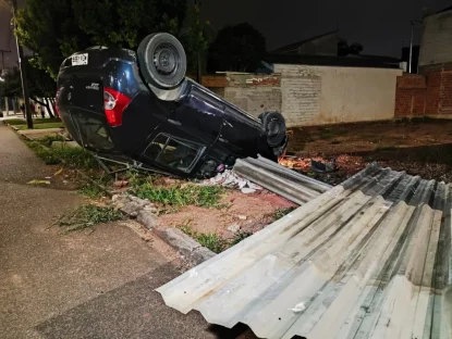 Ciclista agride motorista com tijolo, provoca capotamento e termina atropelado