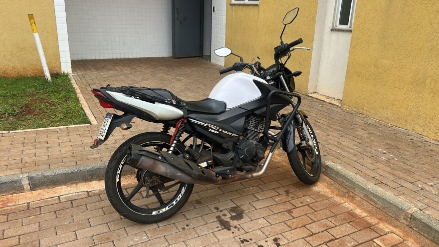 Moto furtada no Cascavel Velho é recuperada pela GM no Periolo