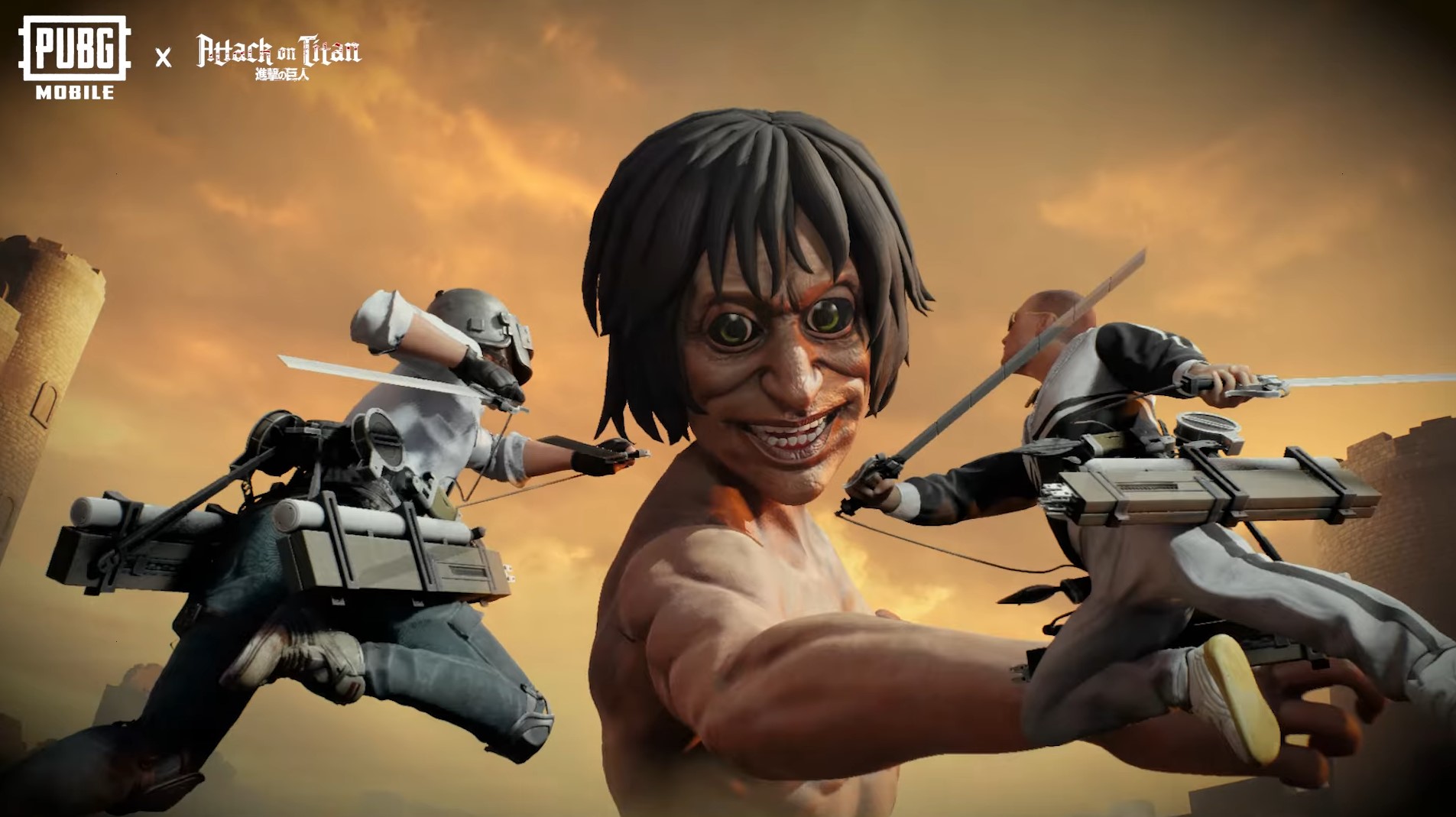 PUBG Mobile e Attack on Titan se unem em colaboração inédita
