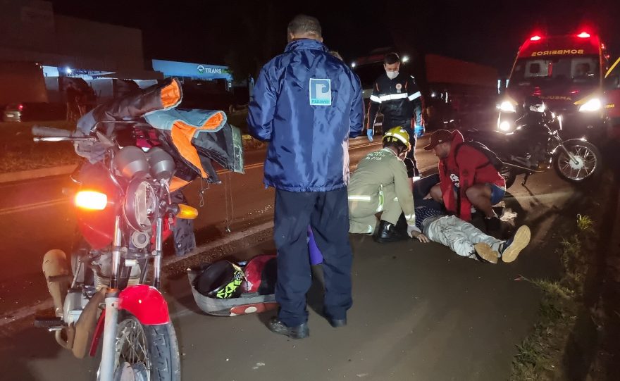 Adolescente é atropelado por moto na BR-277, em Cascavel