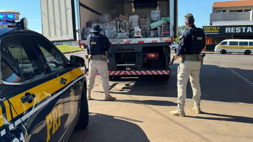 PRF apreende quase 8 toneladas de maconha em Cambé
