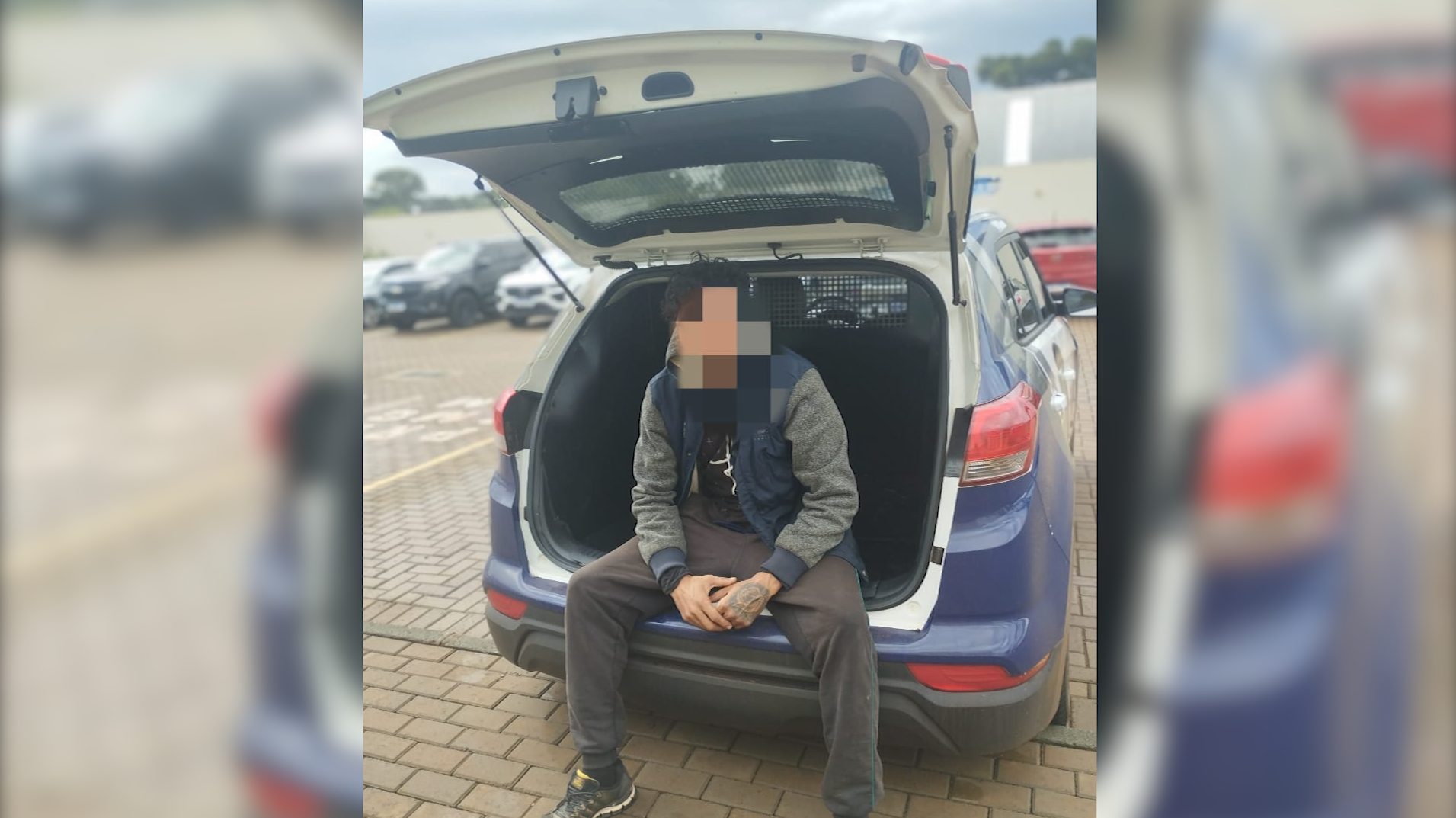 Correria atrás de ladrão de salame; Homem furta embutidos mas é perseguido e detido pela GM Correria atrás de ladrão de salame; Homem furta embutidos mas é perseguido e detido pela GM