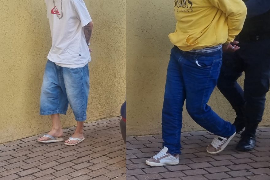 Com drogas, homens são presos pela Guarda Municipal no Riviera