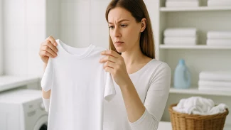 Essa mistura na água tira manchas de roupas brancas sem esforço (até as antigas!)