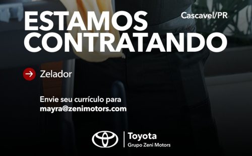Zeni Motors abre vaga para Zelador em Cascavel Zeni Motors abre vaga para Zelador em Cascavel