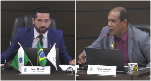 Madril alfineta Presidente da Câmara durante votação de Projeto “Paz nas Escolas” Imagem referente a Madril alfineta Presidente da Câmara durante votação de Projeto “Paz nas Escolas”