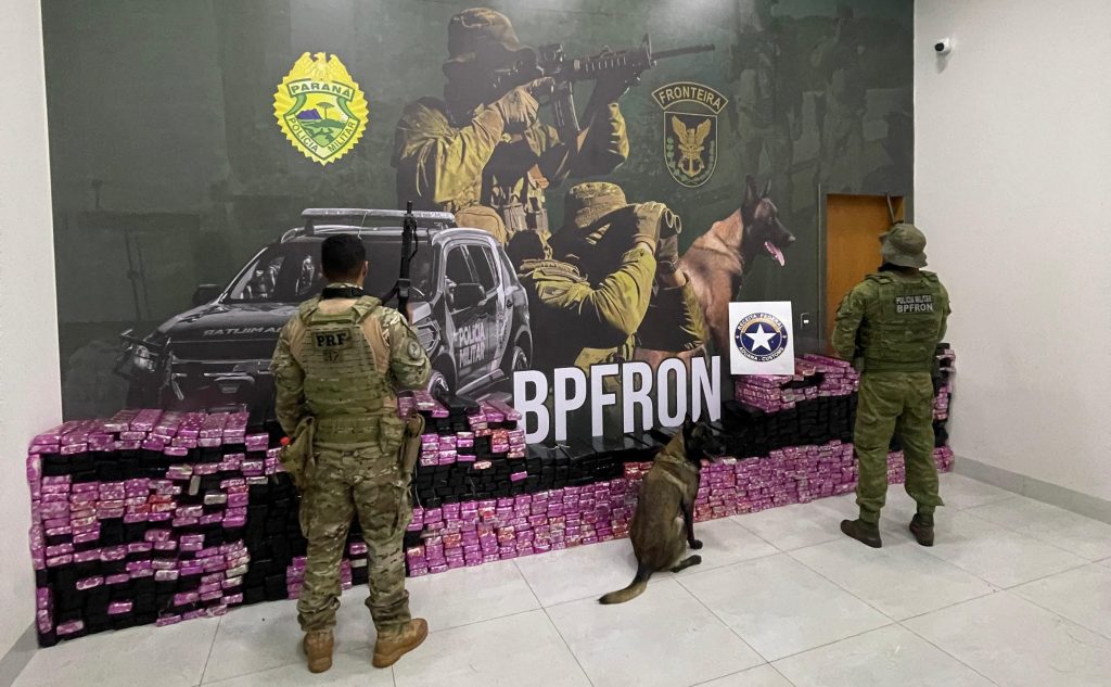 Operação conjunta apreende mais de 1 tonelada de maconha em Umuarama