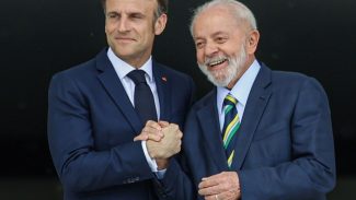 Lula pede que Macron “abra seu coração” para acordo com Mercosul