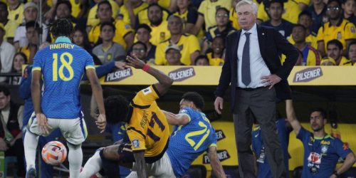 Imagem referente a Brasil joga mal e fica no 0 a 0 com o Equador na estreia de Ancelotti