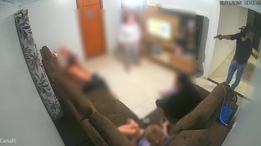 Vídeo! Família vive momentos de terror durante assalto em Céu Azul