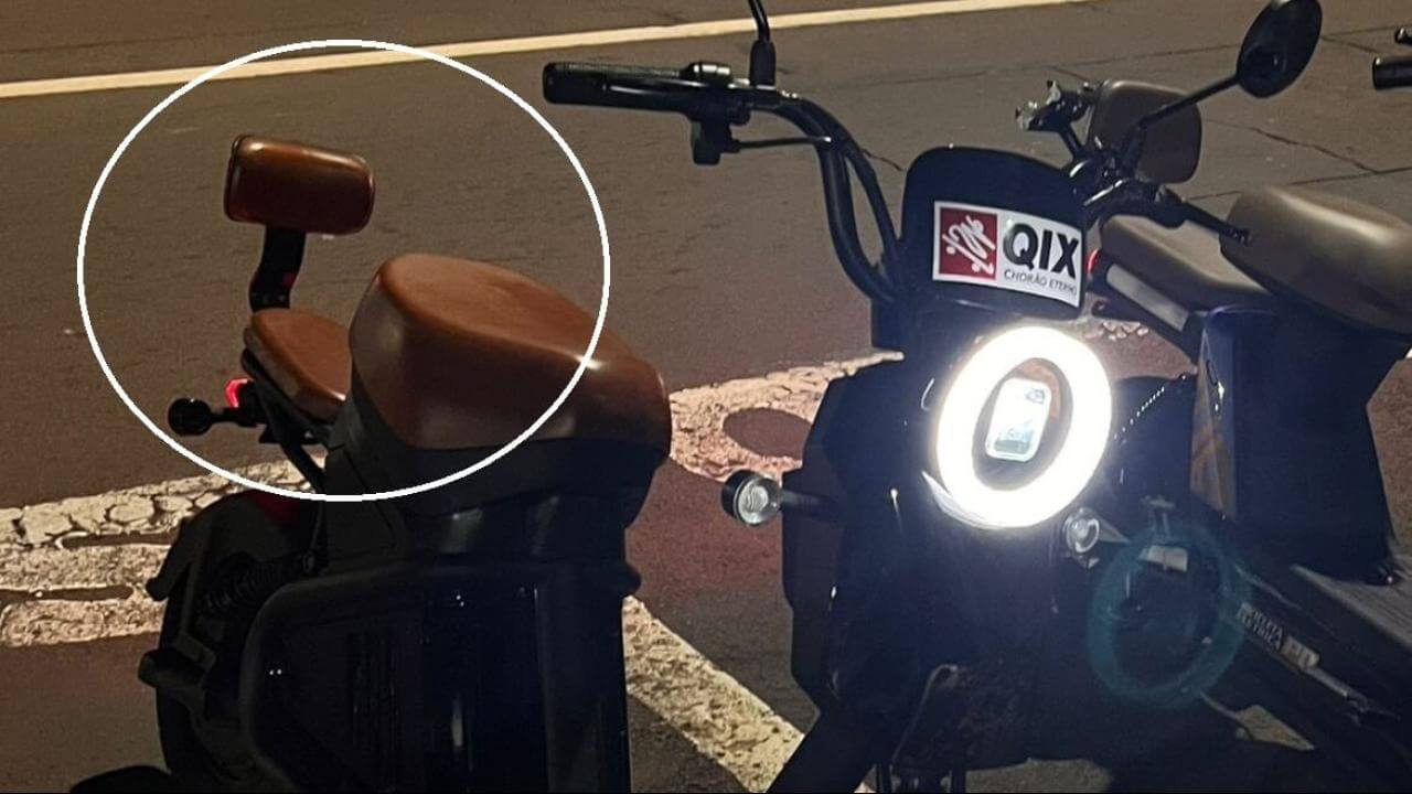 Foi perdido um banco de moto elétrica no bairro Coqueiral