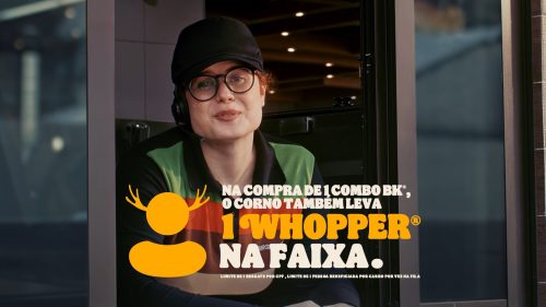 “Corno Drive-Thru”: Burger King vai dar Whopper grátis para quem já levou chifre Imagem referente a “Corno Drive-Thru”: Burger King vai dar Whopper grátis para quem já levou chifre