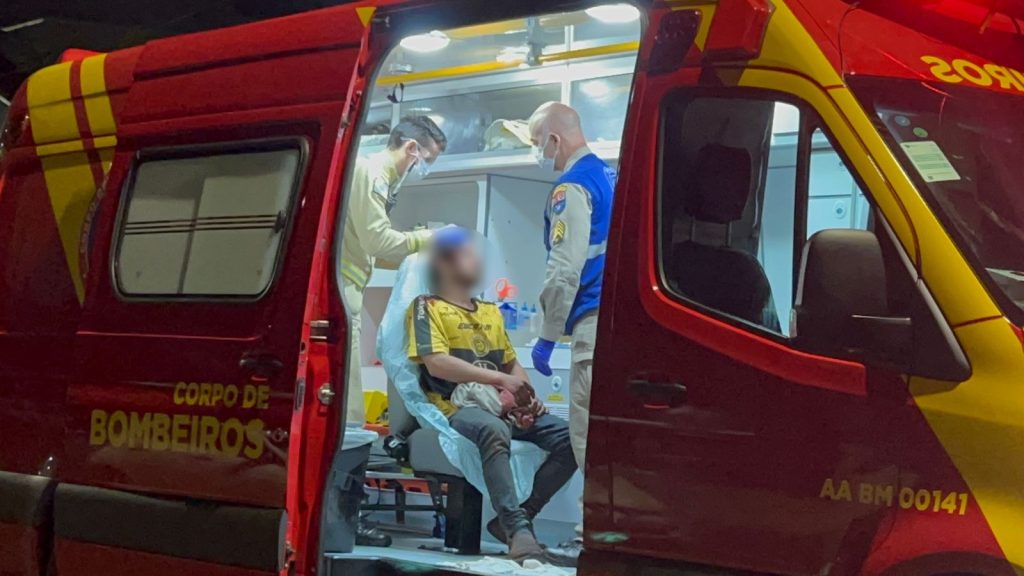 Homem é agredido com cassetete no braço e na cabeça na Região Norte