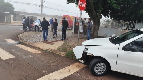 Motociclista fica ferido ao se envolver em acidente no Periolo Imagem referente a Motociclista fica ferido ao se envolver em acidente no Periolo