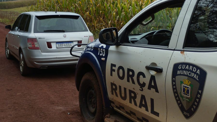 Fiat Stilo furtado no pátio da Fundetec é localizado pela Força Rural da Guarda Municipal
