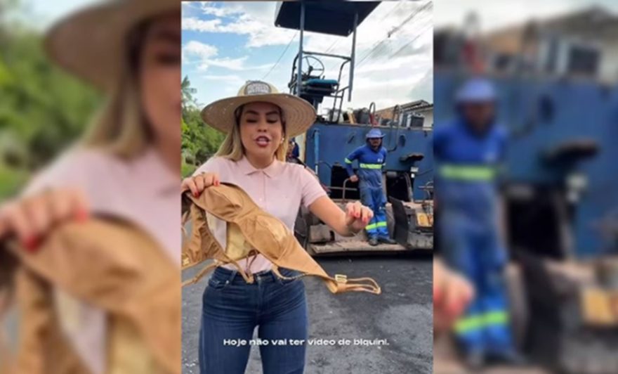 Prefeita de Marituba brinca com repercussão de vídeo de biquíni em nova postagem no Instagram