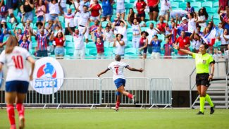 Rhaizza marca três e Bahia derrota Ferroviária no Brasileiro feminino