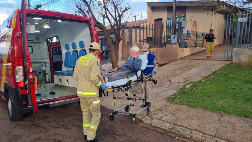 Idoso de 83 anos é socorrido após sofrer queda no São Cristóvão