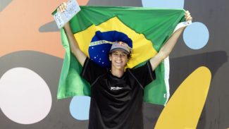 Paranaense Gui Khury executa manobra inédita e leva bronze na Copa do Mundo de Skate