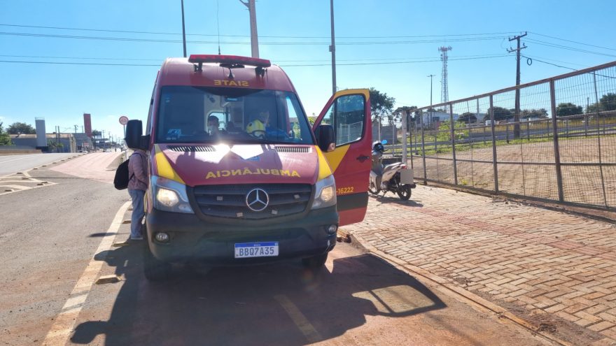 Homem fica ferido em acidente na marginal da BR-277