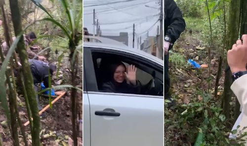 Vídeo mostra DH encontrando corpo de Raissa da Silva que estava desaparecida há sete dias Imagem referente a Vídeo mostra DH encontrando corpo de Raissa da Silva que estava desaparecida há sete dias