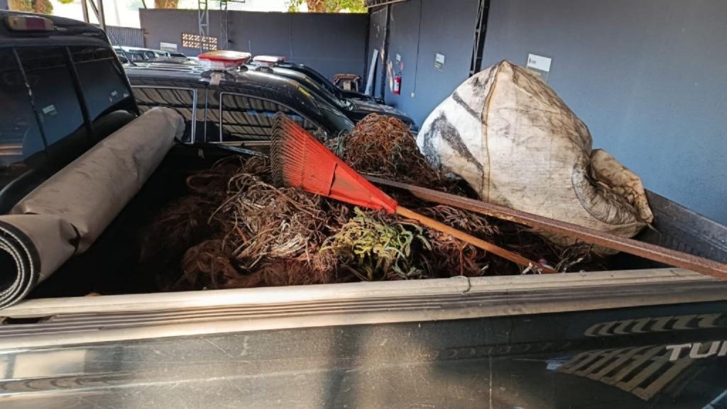 Trio é preso em flagrante por queimar fios de cobre no interior de Toledo