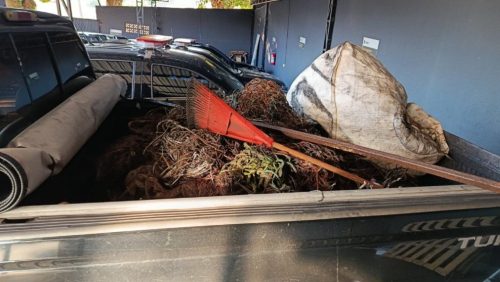 Trio é preso em flagrante por queimar fios de cobre no interior de Toledo Trio é preso em flagrante por queimar fios de cobre no interior de Toledo