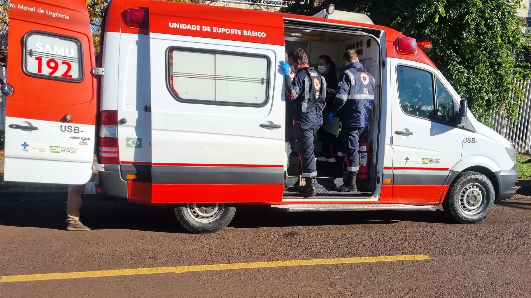 Menino de 4 anos sofre convulsão e é socorrido pelo Samu no bairro Alto Alegre
