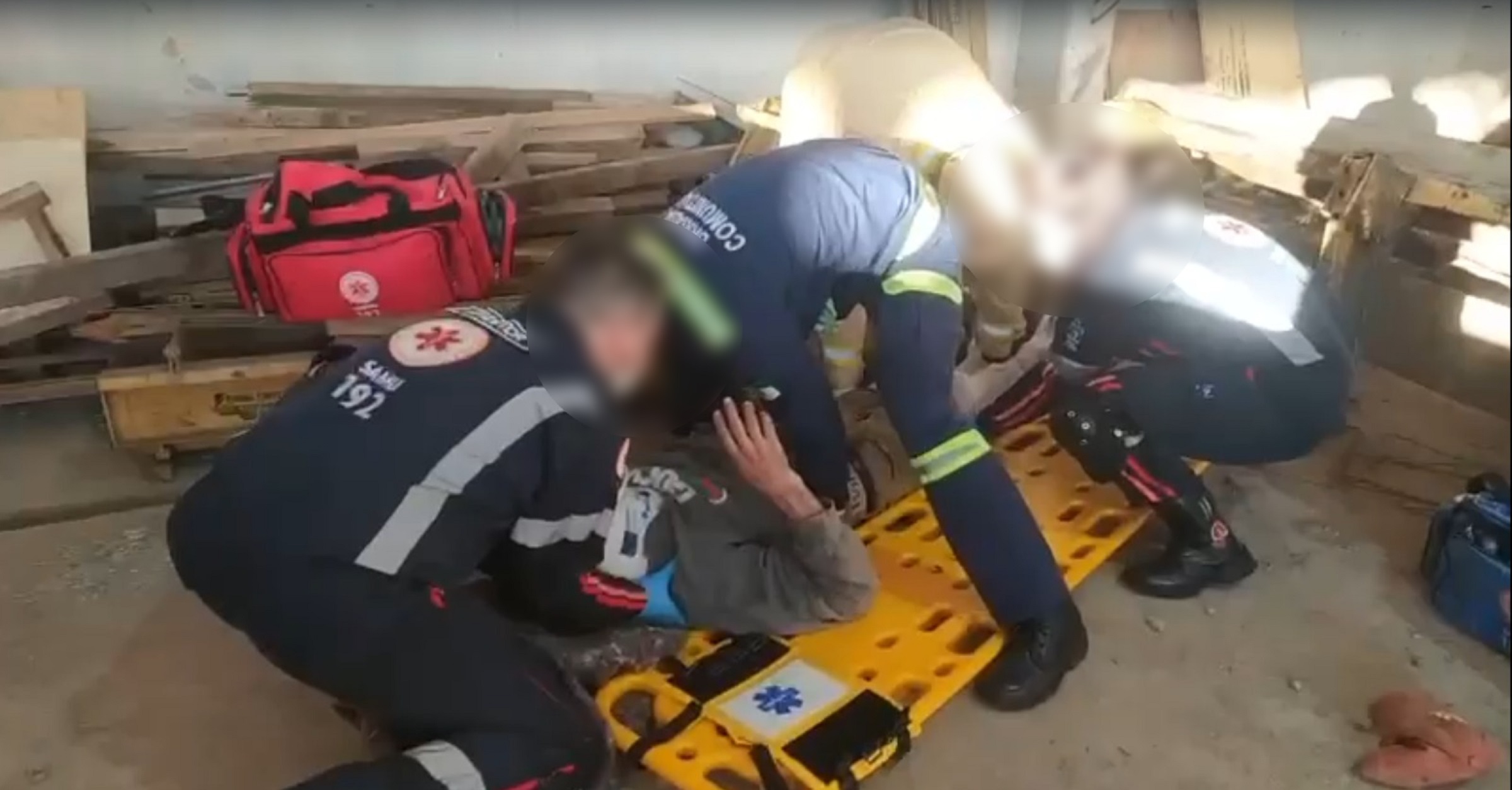 Trabalhador que sofreu ferimento grave em acidente em Guaraniaçu é encaminhado ao HUOP