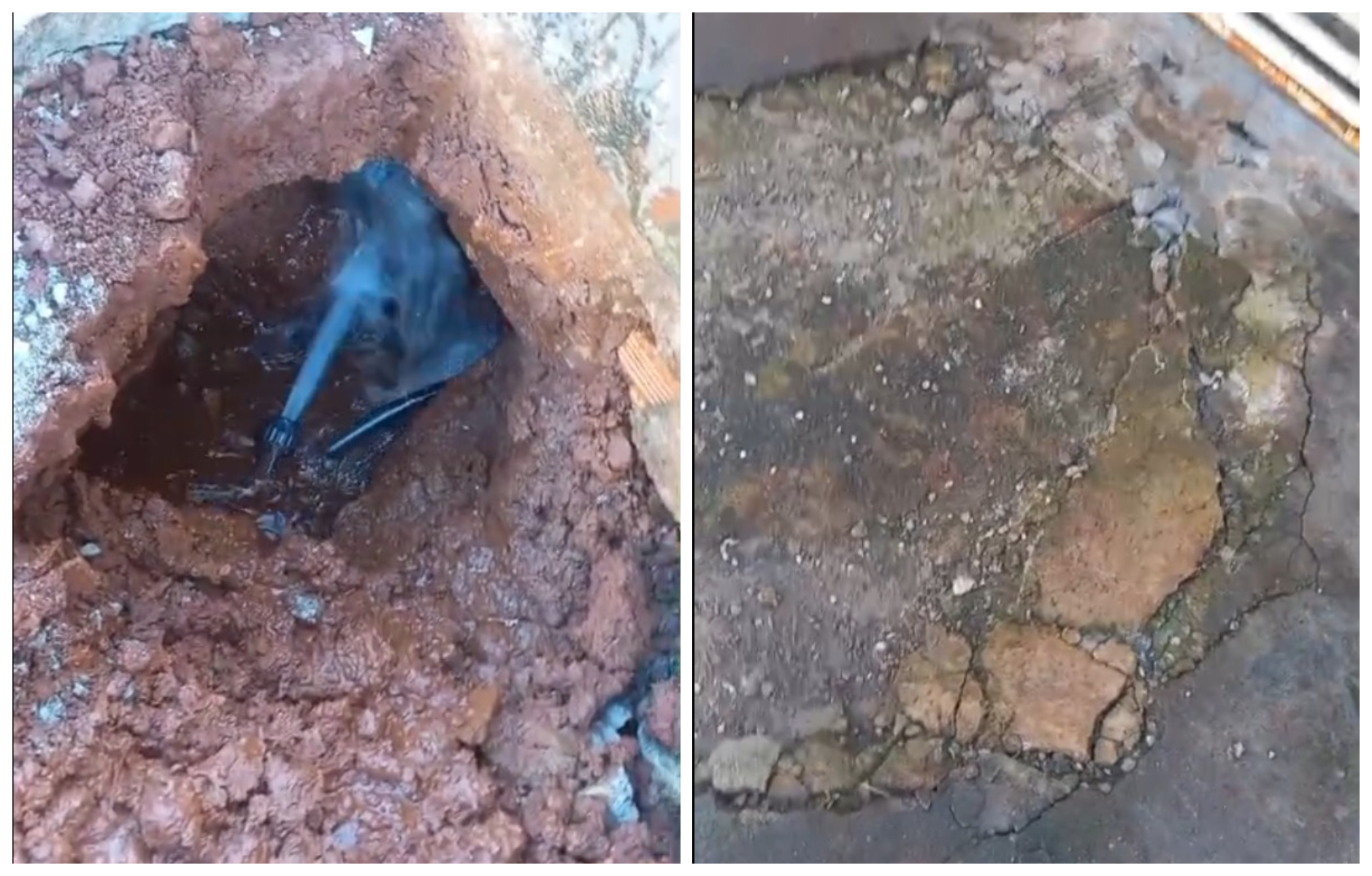 Vazamento de água no Brasília deixa moradores sem água e à espera de reparos