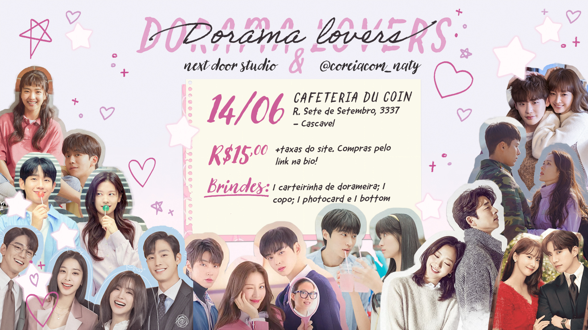 “Dorama Lovers” promete transformar Cascavel em cenário de K-drama por um dia