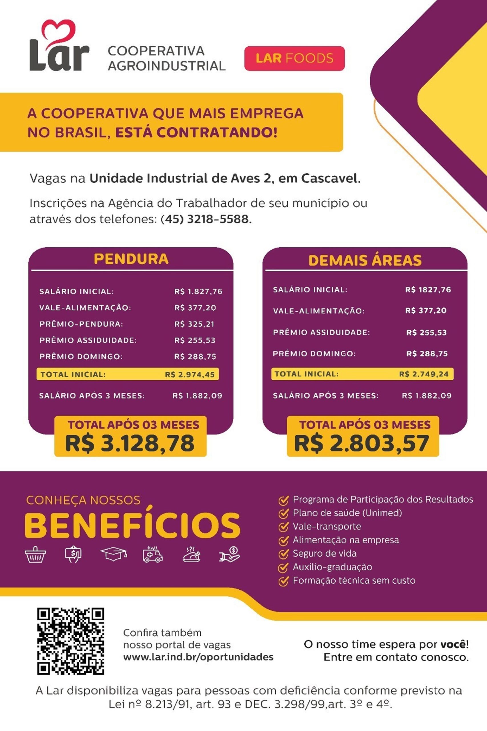 Cooperativa abre diversas vagas de emprego em Cascavel: saiba como se candidatar!