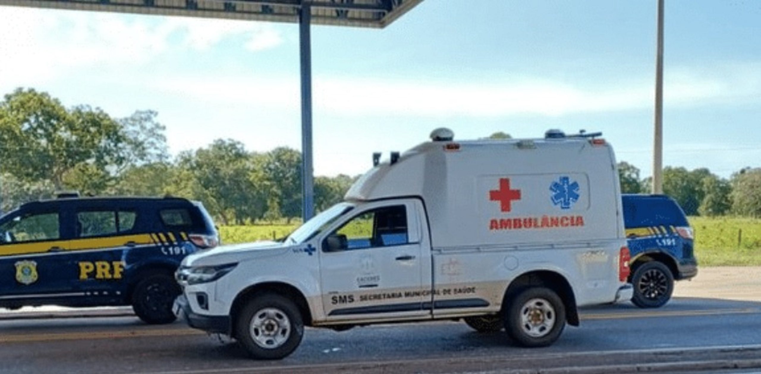 Perseguição cinematográfica: Polícia recupera ambulância furtada após perseguição na BR-070