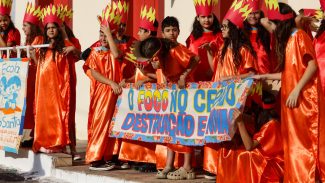 Crianças debatem mudanças climáticas em Goiás